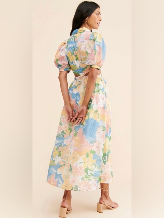 Girl & the Sun Dresses & Skirts - Girl & The Sun Anthropologie Cotton Rayon Multicolor Kylo Maxi Dress Size XS